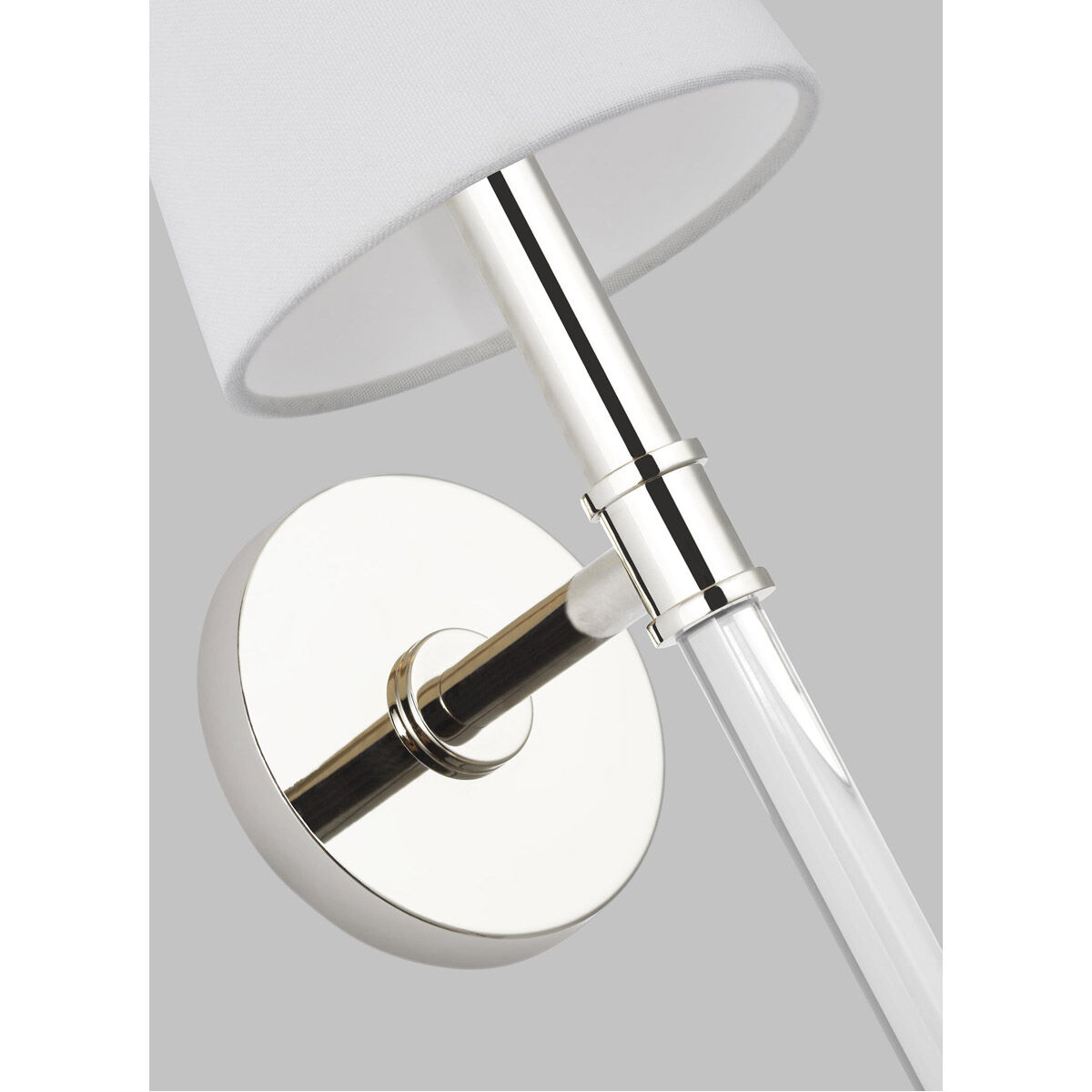 C&M by Chapman & Myers Hanover 1 Light 4.75 inch Polished Nickel Sconce Wall Light