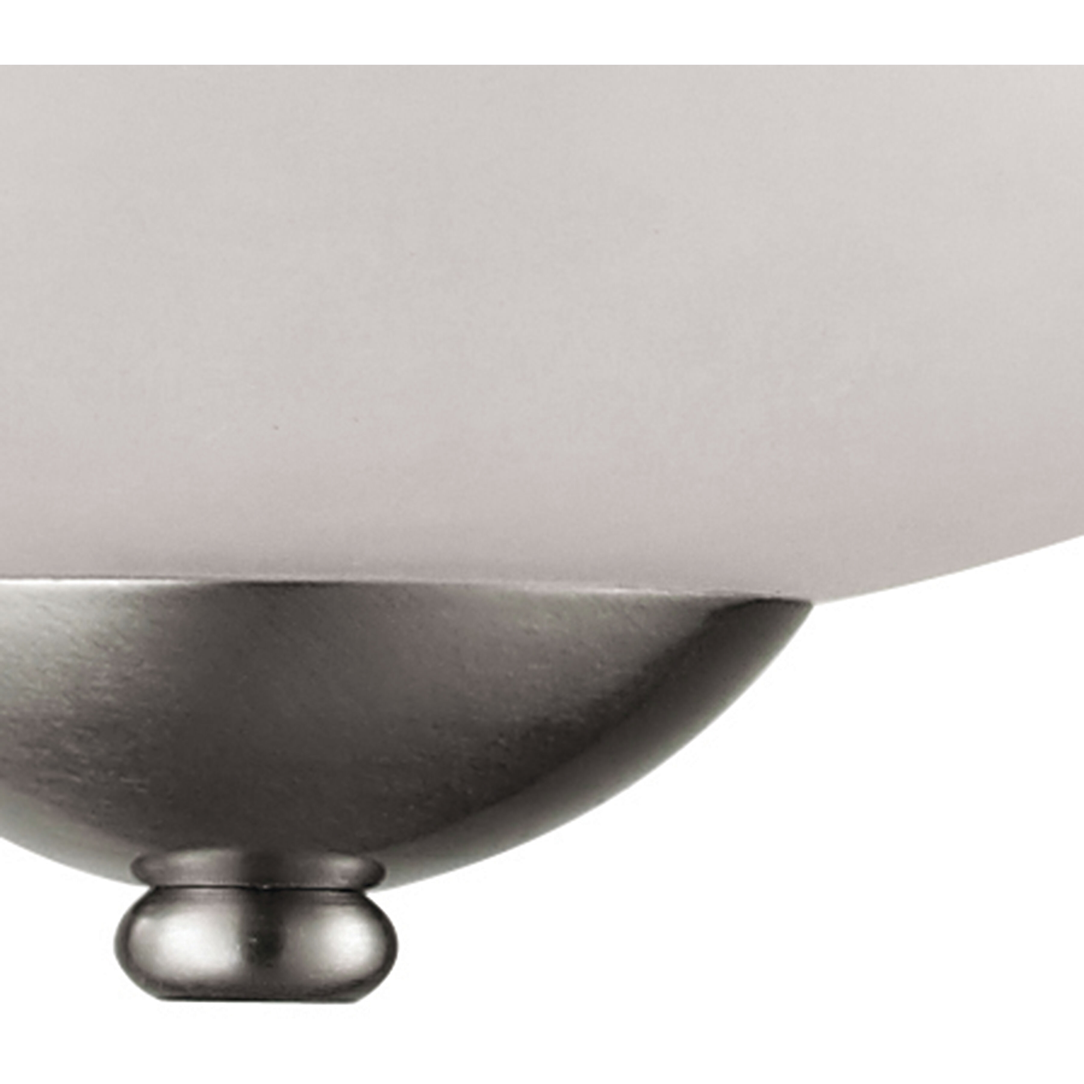 Conway 2 Light 15 inch Brushed Nickel Semi Flush Mount Ceiling Light