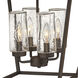 Open Air Alford Place LED 17 inch Oil Rubbed Bronze Outdoor Hanging, Estate Series