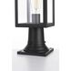 Hilton 1 Light 19 inch Black Outdoor Post Light