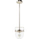 Karloff 1 Light 7.5 inch Brushed Nickel Pendant Ceiling Light