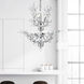 Ivy 6 Light 22 inch Chrome Chandelier Ceiling Light