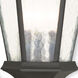 Hamilton 3 Light 24.5 inch Textured Black Medium Outdoor Wall Lantern
