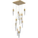 Canada 15 Light 24 inch Gold Chandelier Ceiling Light