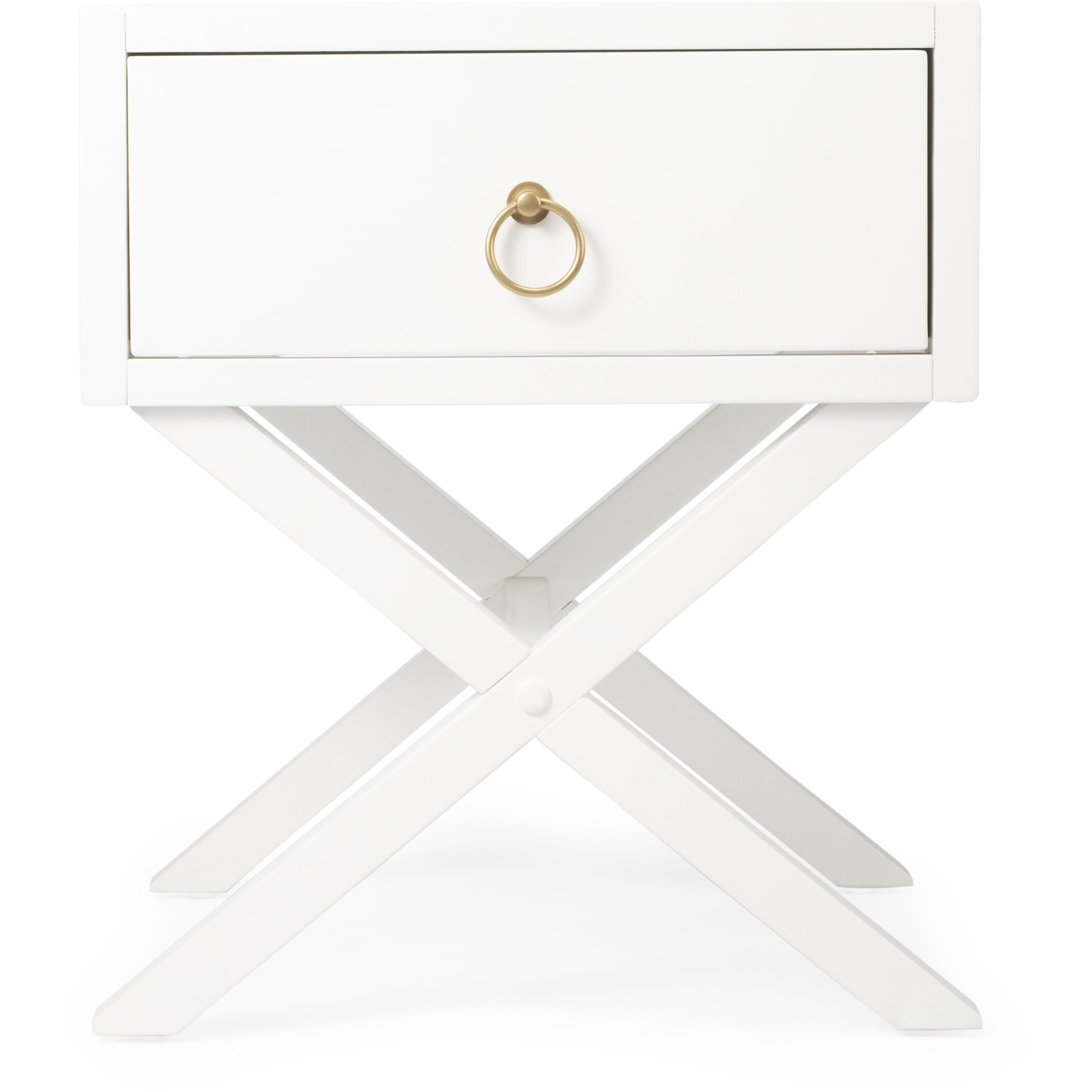 Lark White End or Side Table