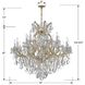Maria Theresa 19 Light 38 inch Gold Chandelier Ceiling Light in Clear Swarovski Strass