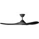 Maverick 52 inch Midnight Black Indoor/Outdoor Ceiling Fan