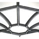 Cirque 1 Light 10.5 inch Black Outdoor Flush Mount