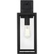 Hilton 1 Light 17.5 inch Black Outdoor Wall Sconce