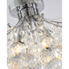 Canada 3 Light 16 inch Chrome Semi Flush Mount Ceiling Light