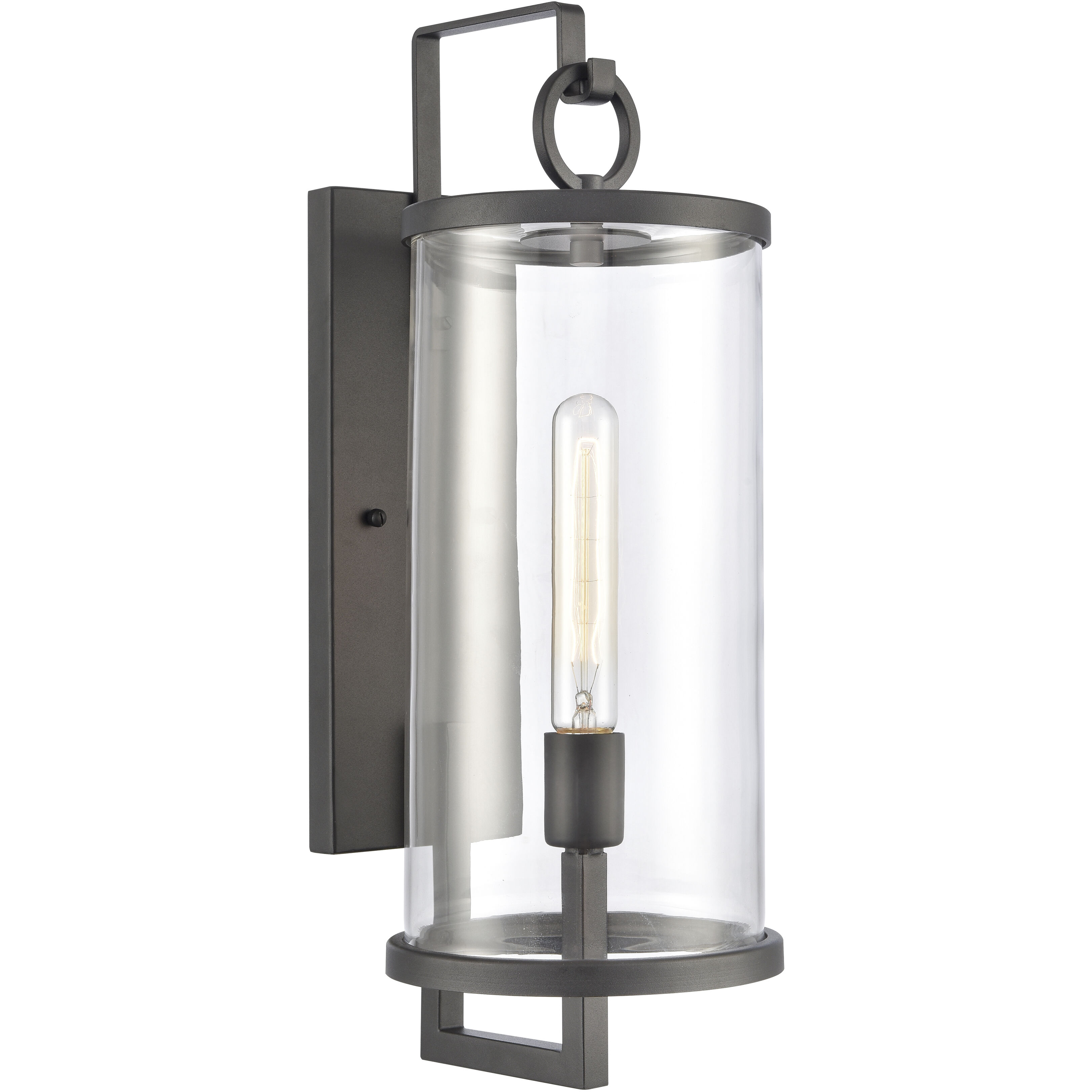 Hopkins 1 Light 20.5 inch Charcoal Outdoor Wall Sconce