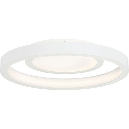 Knock Out LED 14 inch White Flush Mount Ceiling Light