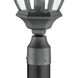 Covington 1 Light 21.5 inch Black Outdoor Post Light