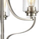 Market Square 3 Light 19 inch Brushed Nickel Chandelier Ceiling Light