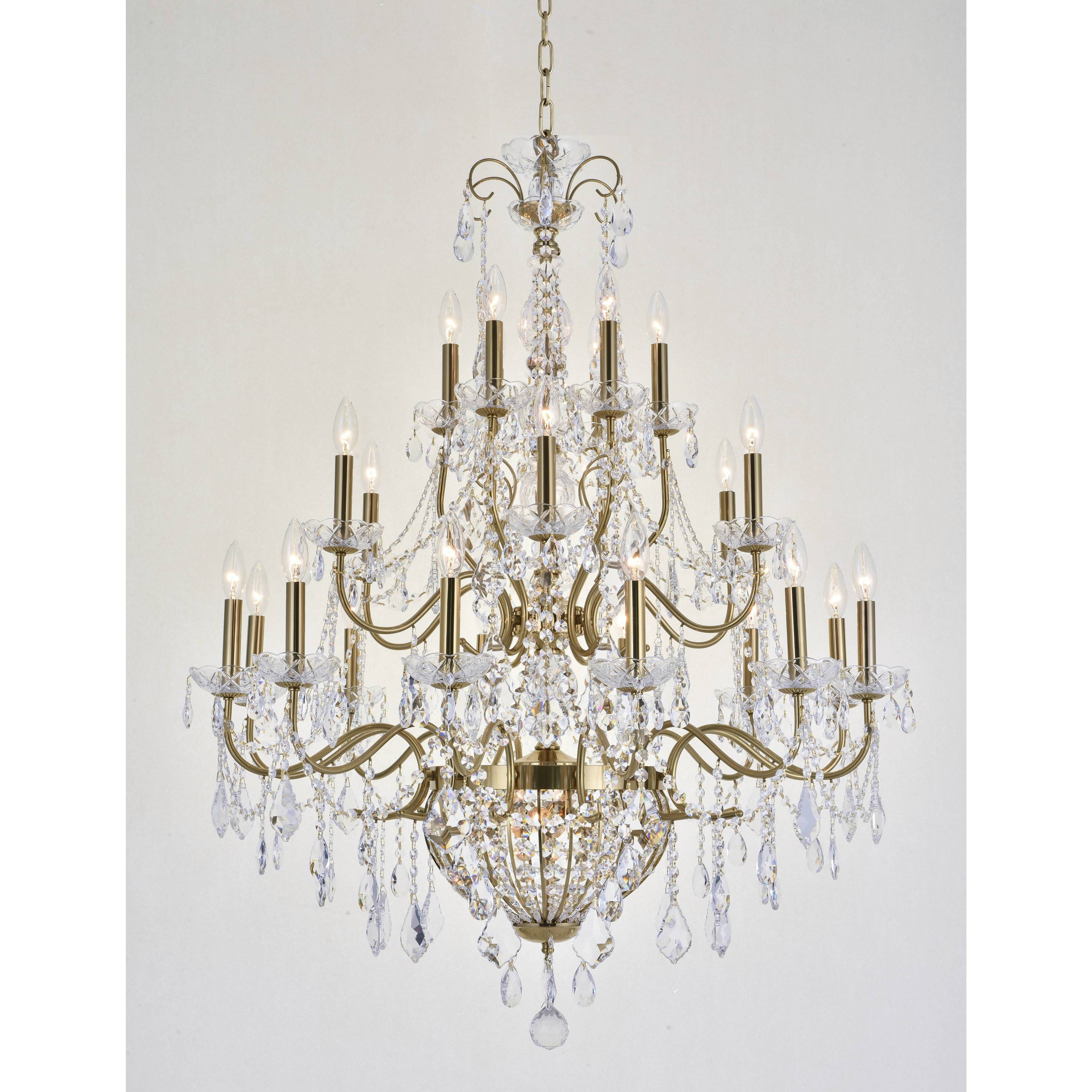 Canada 26 Light 36 inch Brass Chandelier Ceiling Light