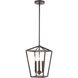 Fairfax 3 Light 9 inch Oil Rubbed Bronze Mini Pendant Ceiling Light