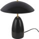Alora Mood Poppy 13.88 inch 8 watt Glossy Black Table Lamp Portable Light