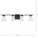 Tanner 4 Light 31.12 inch Matte Black Vanity Light Wall Light