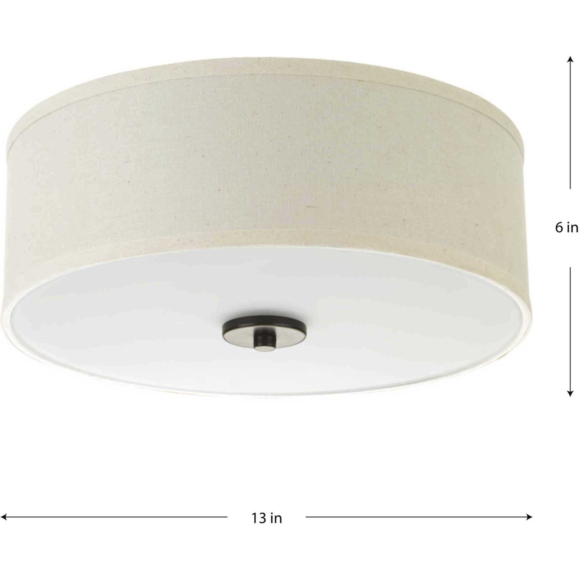 Inspire LED LED 13 inch Antique Bronze Flush Mount Ceiling Light, Progress LED