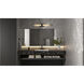 Talbott LED 32 inch Matte Black Bath Light Wall Light, Large