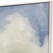 Late in the Day Blue and Green and White and Yellow Canvas, The Studio