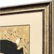 Folk Art Rabbit Black and Brown Framed Art, Propac
