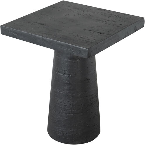 Anita 24 X 20 inch Black Side Table