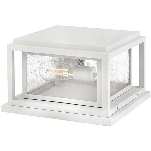 Coastal Elements Republic 2 Light 12 inch Textured White Outdoor Pier Mount, Estate Series