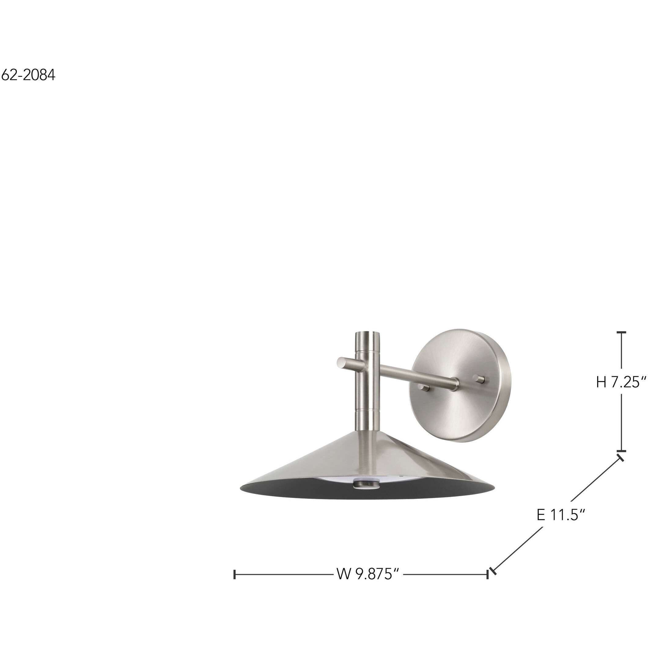 Corrine LED 9.88 inch Brushed Nickel Vanity Light Wall Light