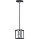 Zephyr LED 6 inch Black Mini Pendant Ceiling Light