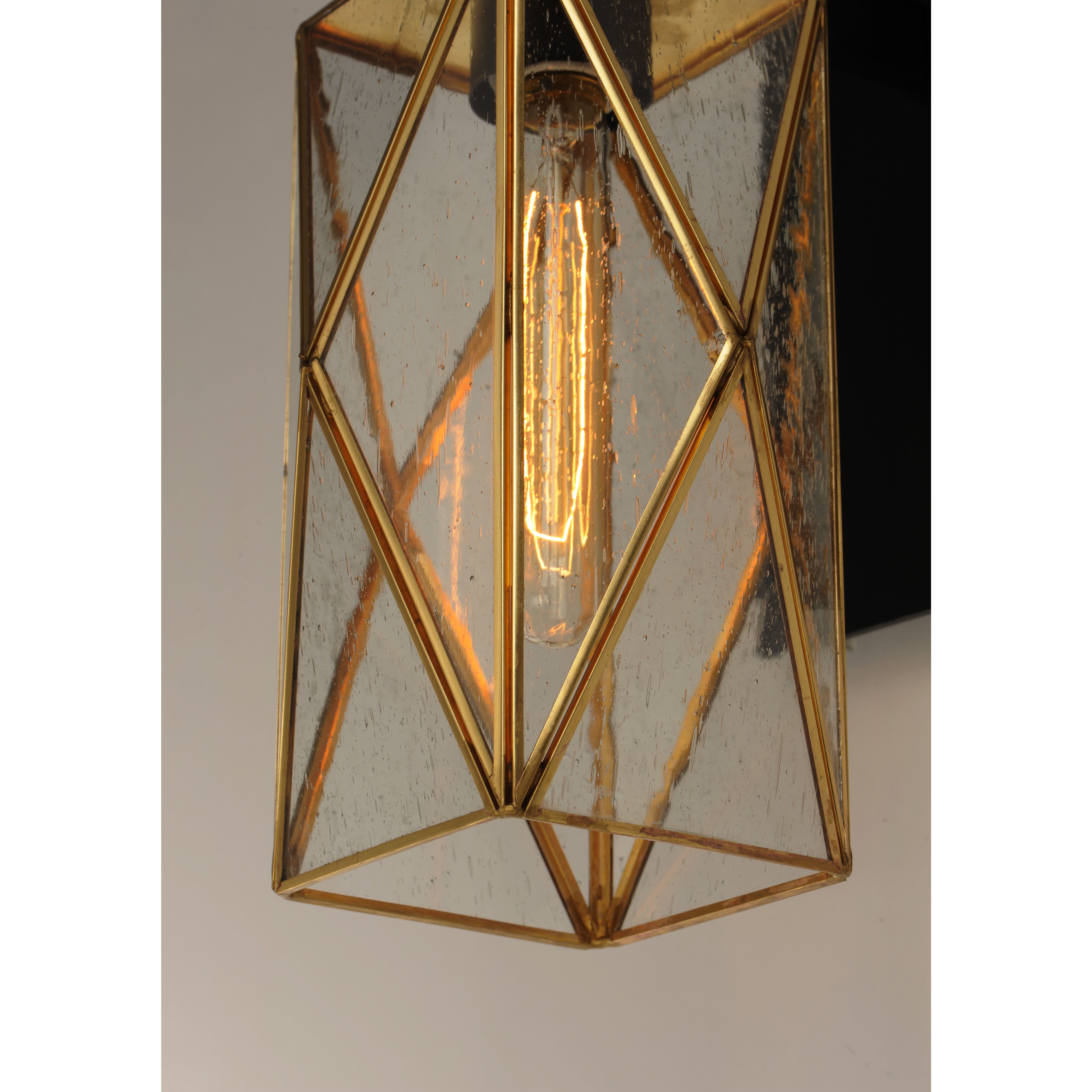 Norfolk 1 Light 13.25 inch Black/Burnished Brass Outdoor Wall Mount