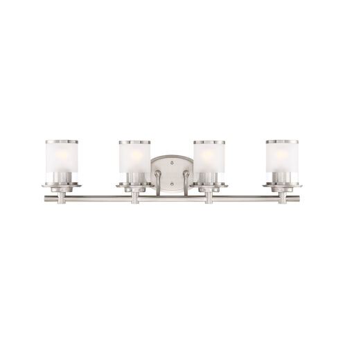 Essence 4 Light 33 inch Satin Platinum Bath Light Wall Light