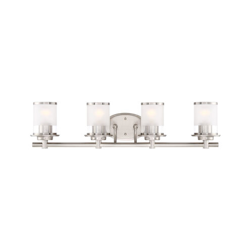 Essence 4 Light 33 inch Satin Platinum Bath Light Wall Light