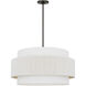 Ellen DeGeneres Belaro 4 Light 26 inch Aged Iron Hanging Shade Ceiling Light