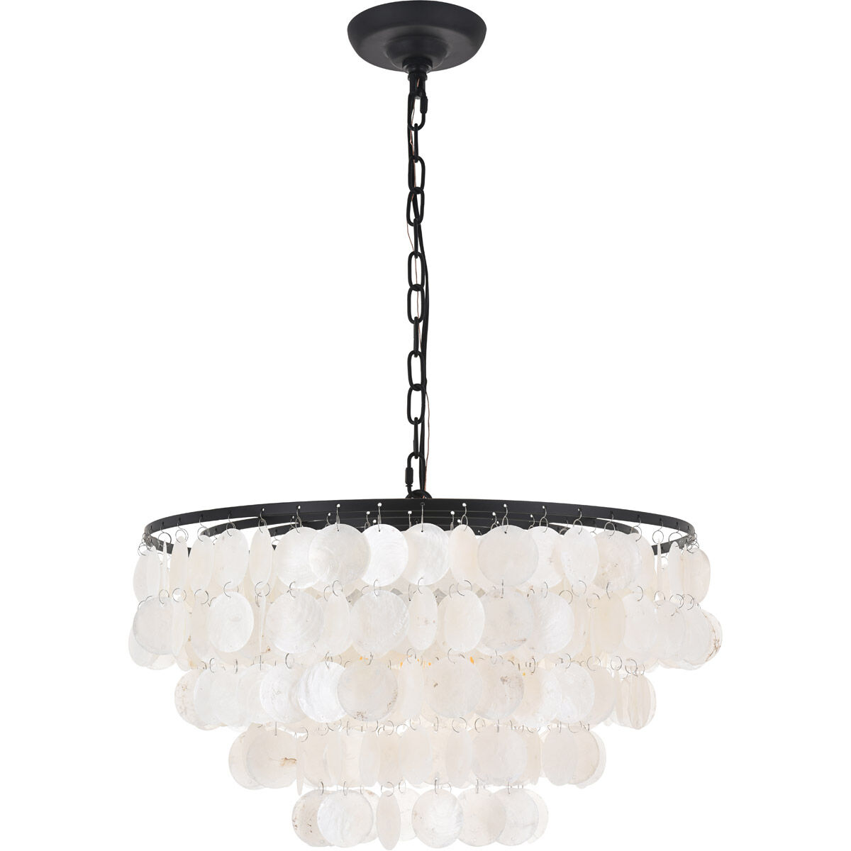 Selene 4 Light 20 inch Black Pendant Ceiling Light