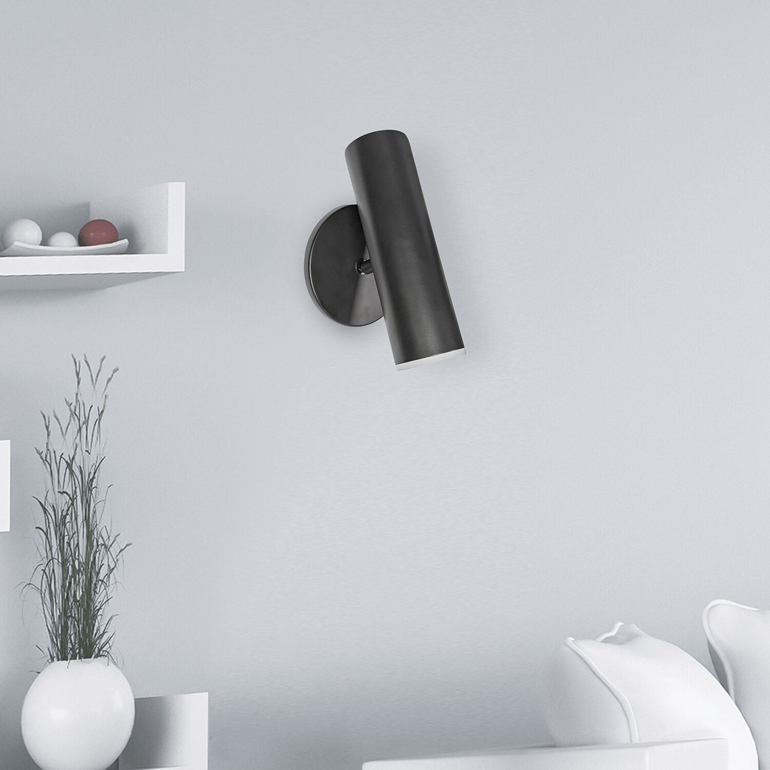 Constance 2.5 inch 6.00 watt Matte Black Task Wall Sconce Wall Light