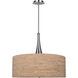 Eden 3 Light 22 inch Brushed Nickel Chandelier Ceiling Light