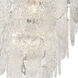 Frozen Cascade 13 Light 34 inch Polished Chrome Chandelier Ceiling Light