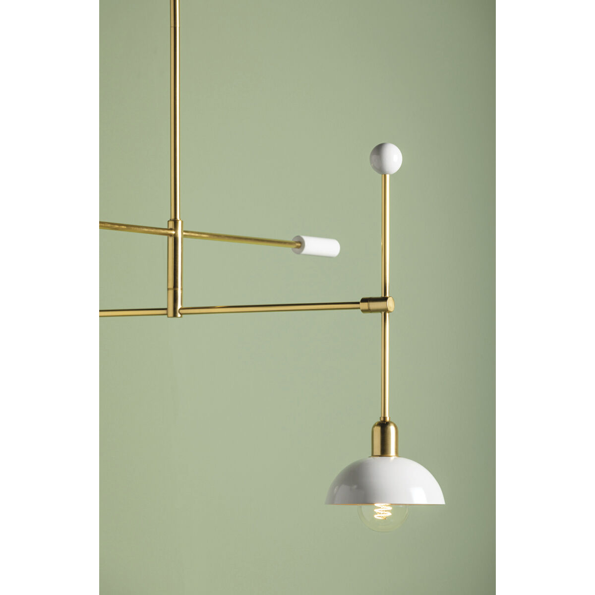 Billie 3 Light 36 inch Aged Brass/Soft White Chandelier Ceiling Light