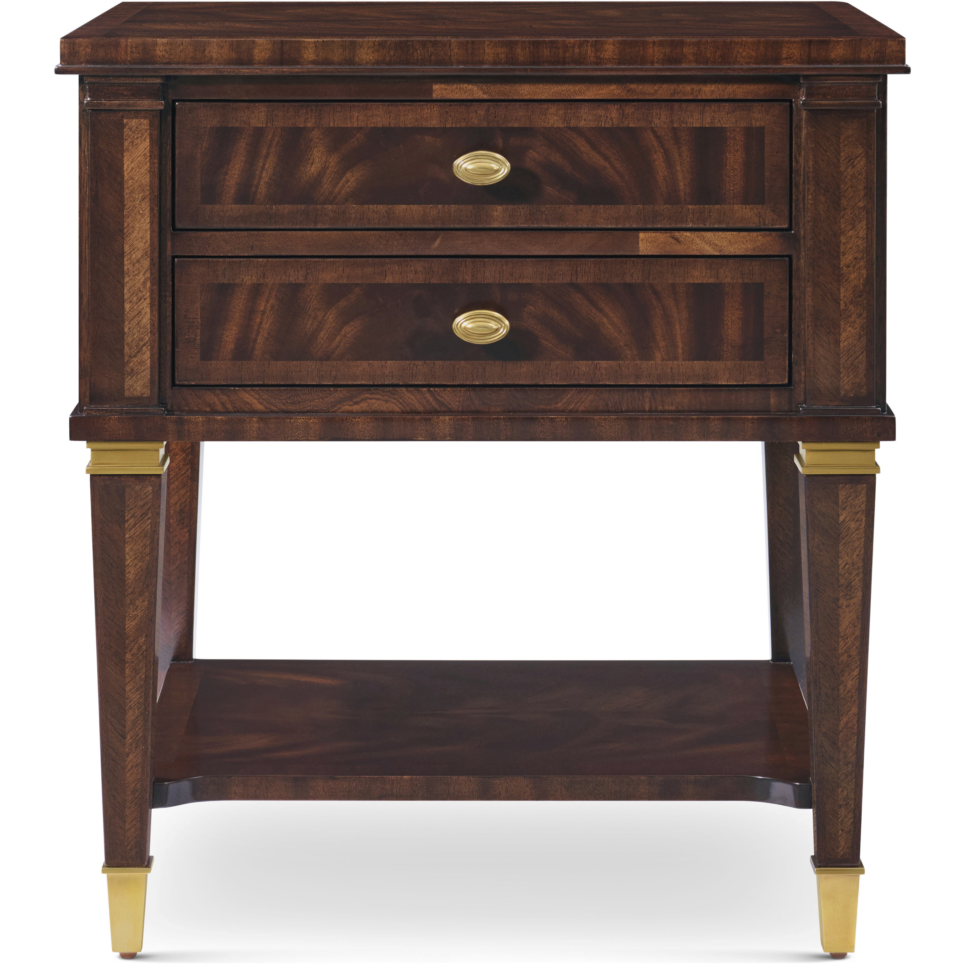 Salinger 26.5 X 24 inch Cambridge Nightstand, Wooden, Marlborough by Alexa Hampton