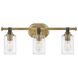 Halstead 3 Light 24.00 inch Bathroom Vanity Light