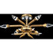 Beyond Plumeria LED 23.9 inch Aged Brass Semi-Flush Mount Ceiling Light