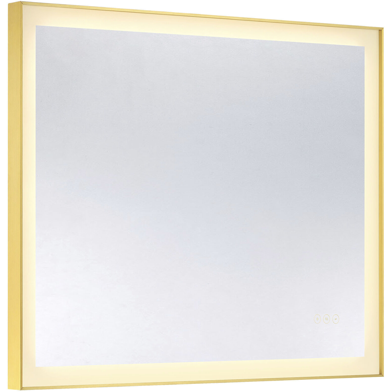 Paulding 36 X 30 inch Gold Mirror, Frontlit