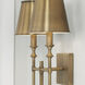 Whitney 2 Light 14.5 inch Aged Brass Sconce Wall Light