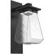 Outdoor Chilled Glass 1 Light 6.90 inch Outdoor Wall Light