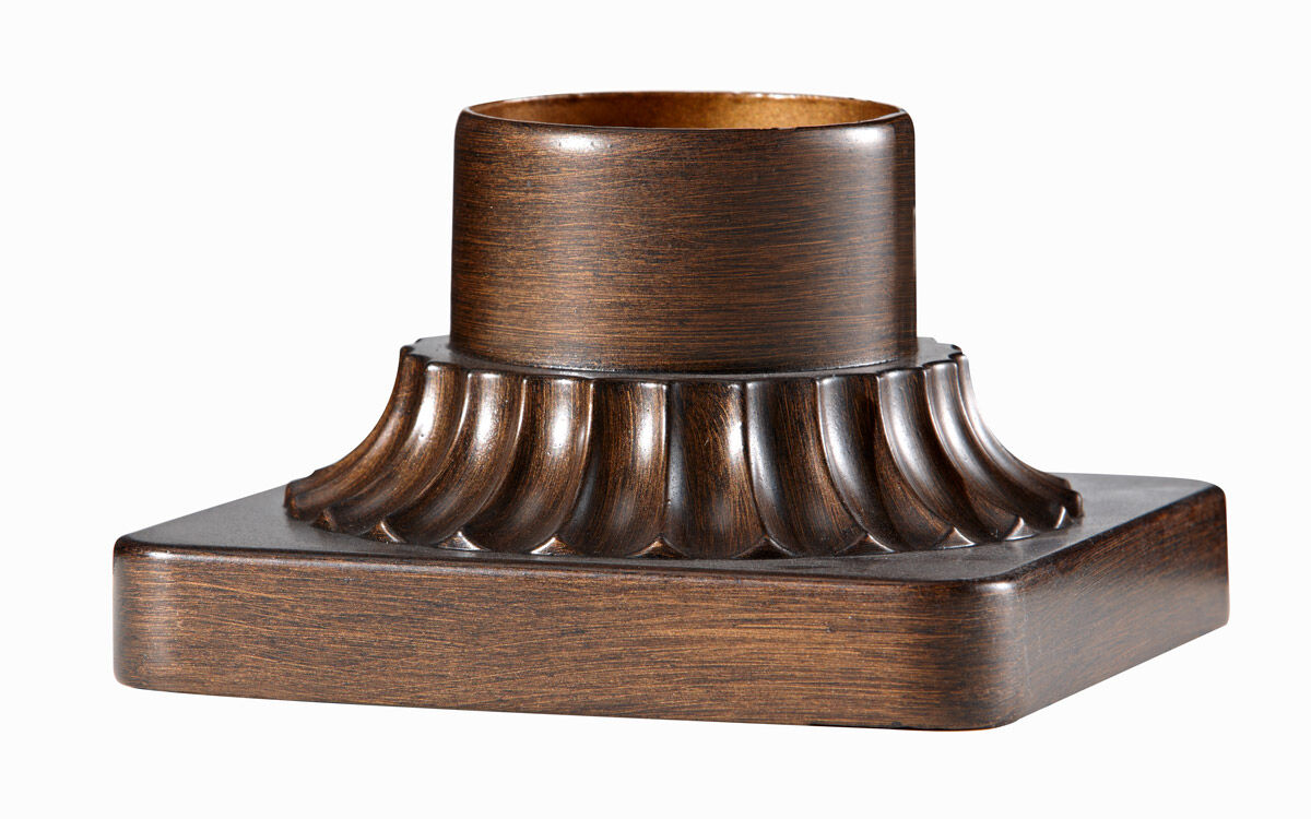 Outdoor Pier Mounts 5.75 inch Heritage Bronze Pier Mount Base