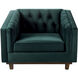 Cheviot Emerald / Brown Accent Chairs