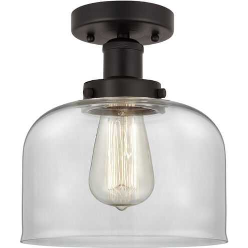 Bell 1 Light 6.5 inch Oil Rubbed Bronze Semi-Flush Mount Ceiling Light