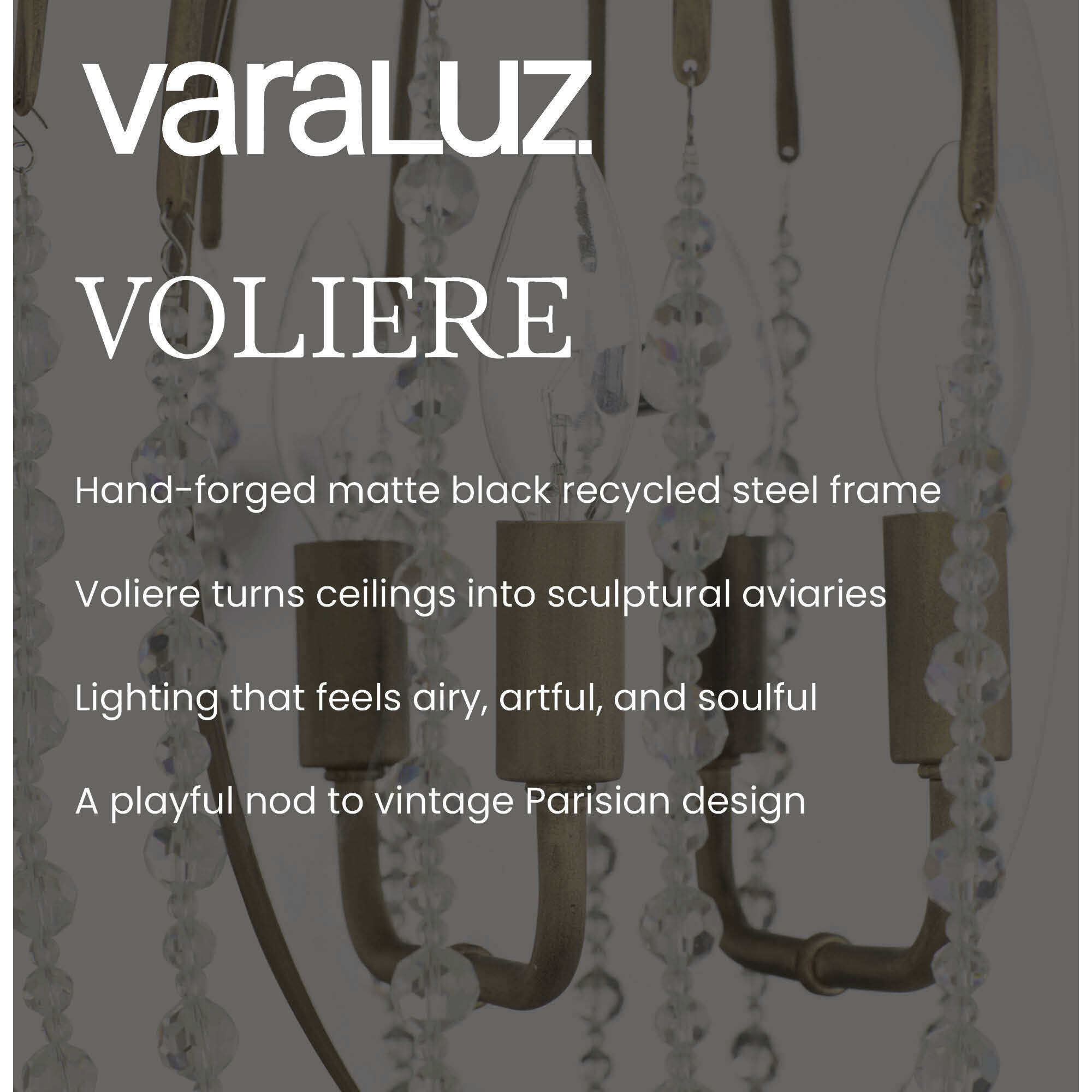 Voliere 3 Light 18.25 inch Matte Black Semi-Flush Ceiling Light