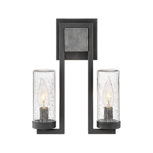 Open Air Sawyer Outdoor Wall Lantern in Aged Zinc